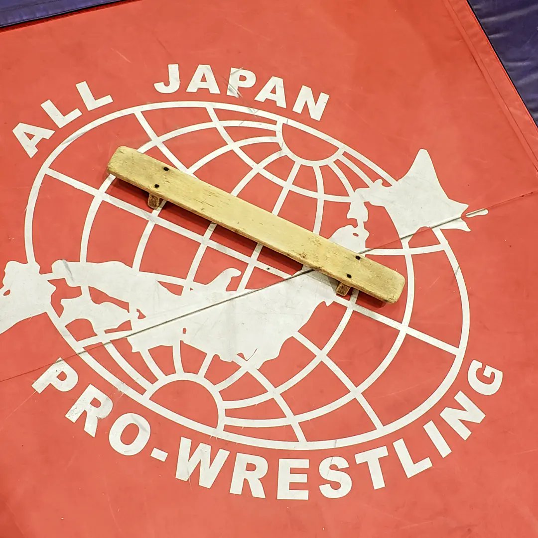 The worn out wood from the hands of legends, including mine, have forged a legacy of a pro wrestling spirit that can't be matched. If you don't live it... you dont know it. Pride, Honour, Glory... Thanks @BRONSONISHERE for the reminder. Spirit. #ProWrestling #AJPW #CC2024…