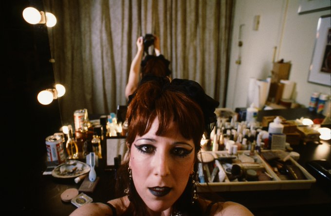 Selfportrait @ my 90 Lexington Ave apt, 80s during my goth phase. Little did I know I'd grow up 2B an<a href="/tag/metamorphosis"class="tags"><span>#metamorphosis</span></a>