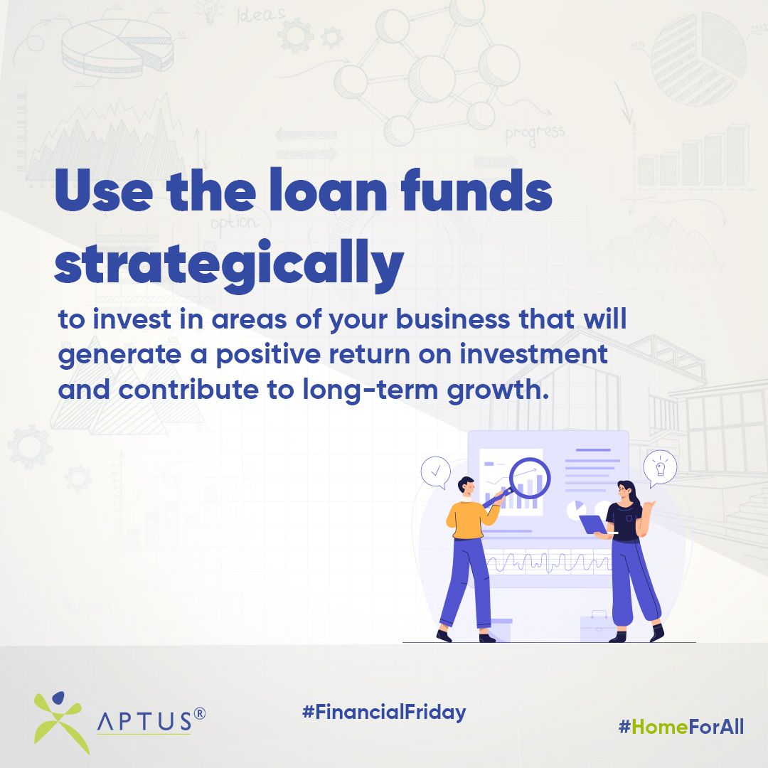 Unlock the potential of your business with strategic loan investments. Maximize growth and ROI by allocating funds where they matter most.

#FinancialFriday #homeforall #aptus #AptusIndia #smartgoals #businessfinance #hasslefreeloans #smeloans #homeloan #business #finance #loan