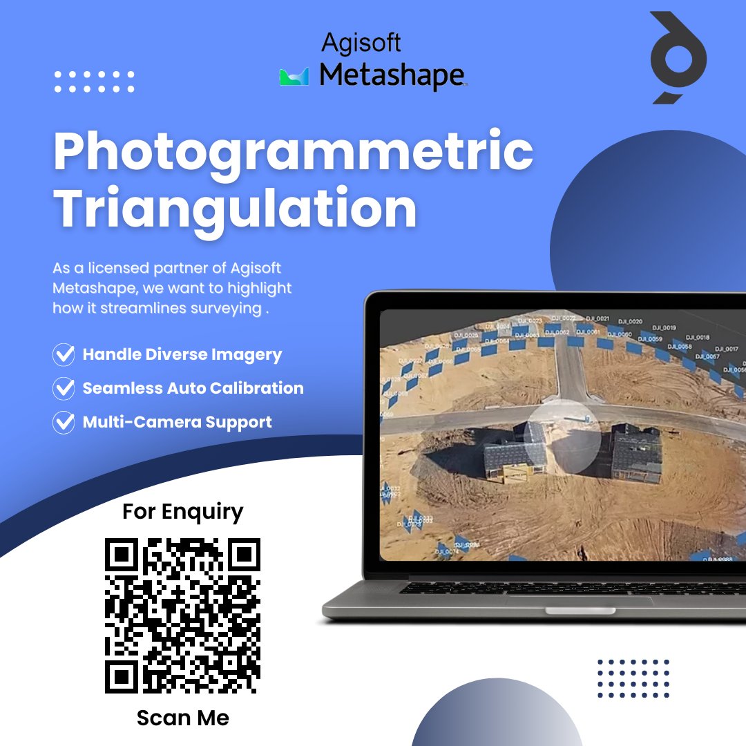 As a licensed partner of Agisoft Metashape, we want to highlight how it can accurately it can streamline surveying.
🔹Handle Diverse Imagery with Ease.
🔹Seamless Auto Calibration.
🔹Multi-Camera Support.
To explore:
🔗: zurl.co/fMyr
☎️: +91 9594160160