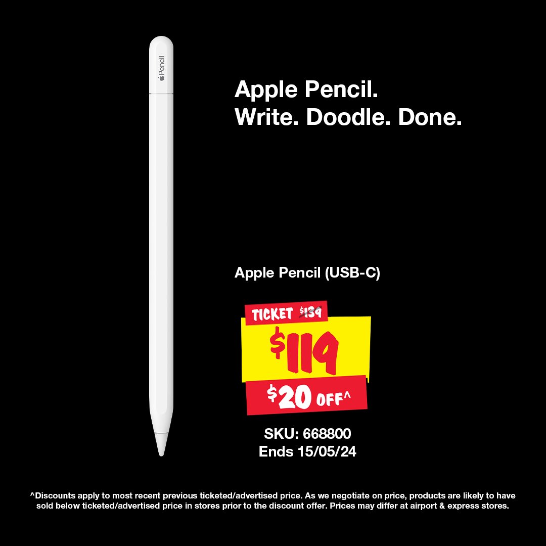 An affordable Apple Pencil with advanced features. Perfect for note-taking, sketching, annotating, journalling and more. It magnetically attaches to your iPad for storage and pairs and charges with USB-C. ✏️ 🛒 Shop now: brnw.ch/21wJpXz