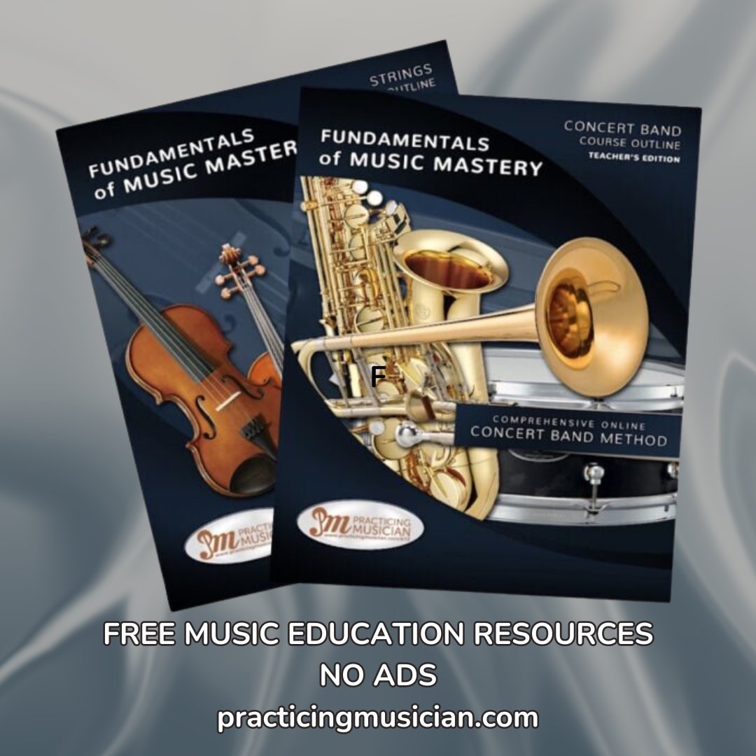 Visit our website to find quality, free, music education resources with no ads. Go to practicingmusician.com and begin today. 

#practicemusic #musiceducation #band #orchestra  #musiclessons #homeschoolmusic