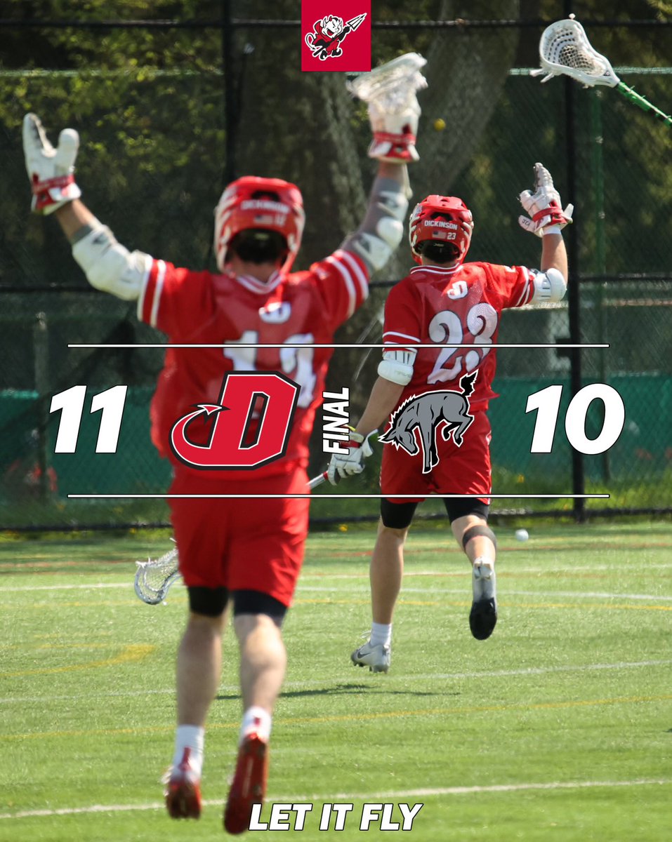 🚨THAT’S A WIN ON BIDDLE FIELD🚨
•
We will be back on Biddle on Saturday at 1 PM for the <a href="/CentennialConf/">CentennialConference</a> championship 👹
•
#LIF