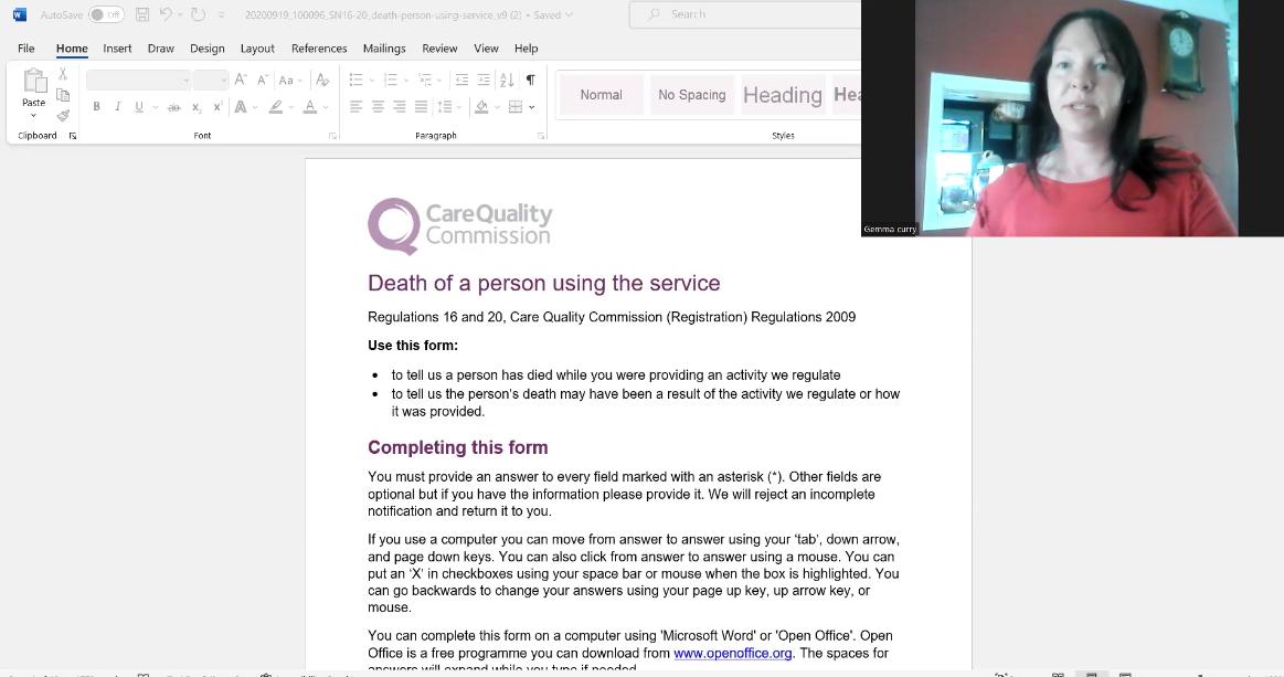 Fact Friday: Completing the CQC notification-Death of a person using the service. #care #careinbarnet #careinpottersbar #domicilarycare #qualitycaretime #careathome #careandsupport.