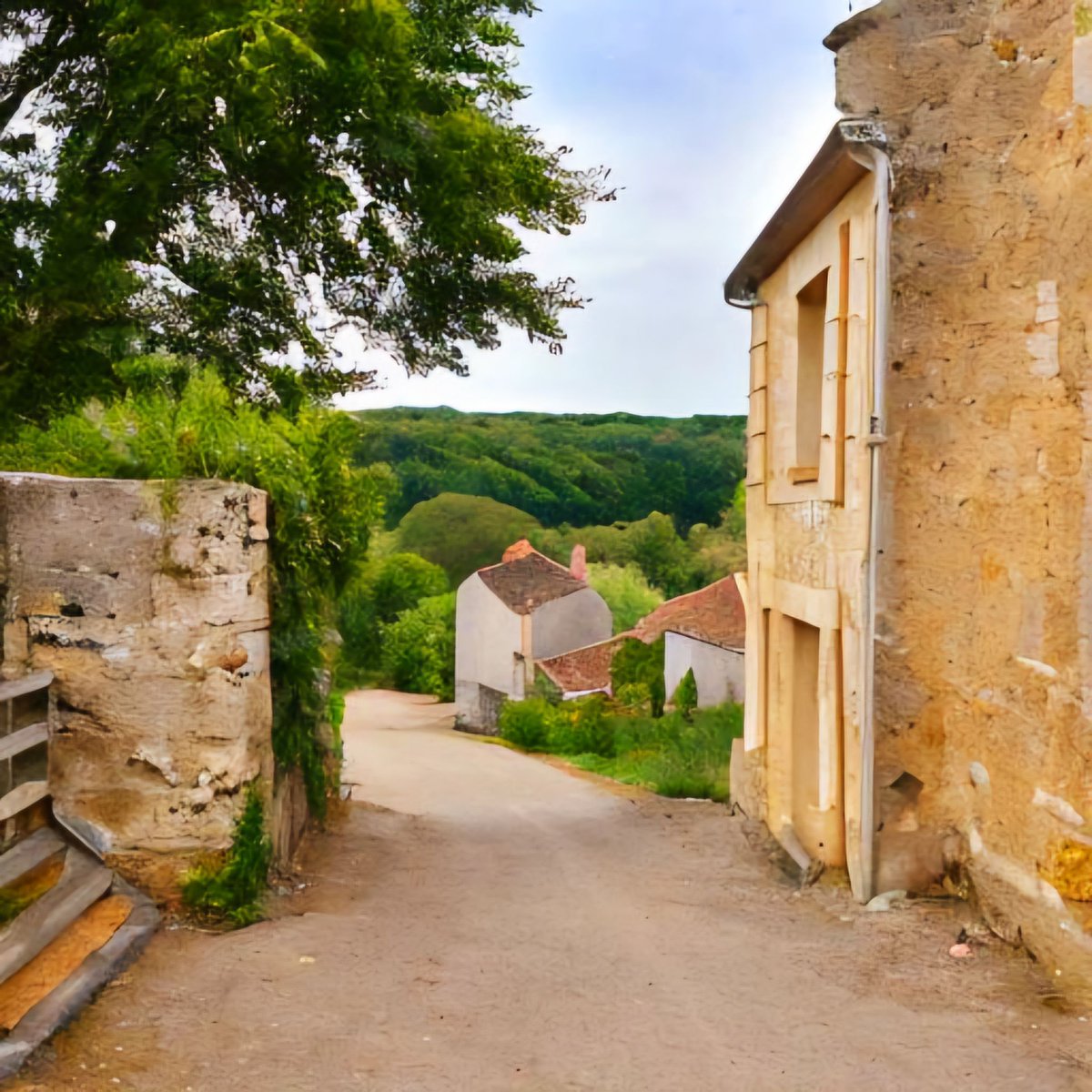 The pretty village of #Vouvant in the #Vendée region 

 #France 🇨🇵 #travel #photo