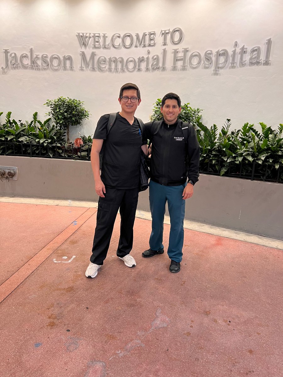 So happy to have completed my rotation in the CCU at Jackson Memorial Hospital, observing the work of outstanding residents, fellows and 🫀 attendings, and taking advantage of all the opportunities offered. Grateful for the support of my friends 🇵🇪🙌🏻! #Match2025 #InternalMedicine