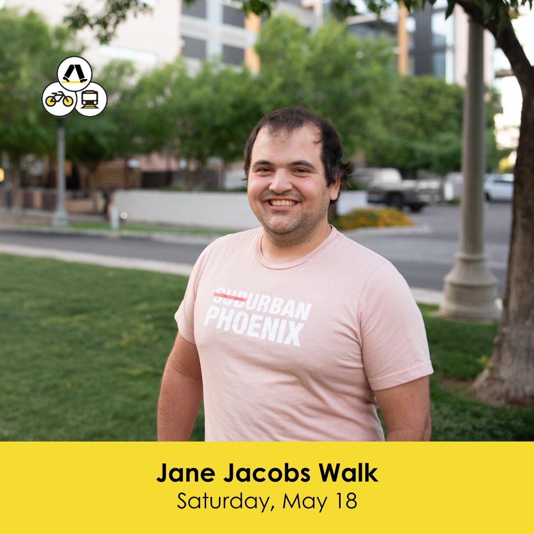 UrbanPhxProject's tweet image. ☕️ ✨ Let’s walk.

Join us, local urbanist Jamie Trufin, and @globalwalknet Phoenix chapter for a "walkshop" and Downtown Phoenix exploration on foot on Saturday, May 18 at 8:30 a.m.

🎟️ R.S.V.P. for this free event &amp;amp; meet us at Valley Coffee Co.: shorturl.at/sHOTX