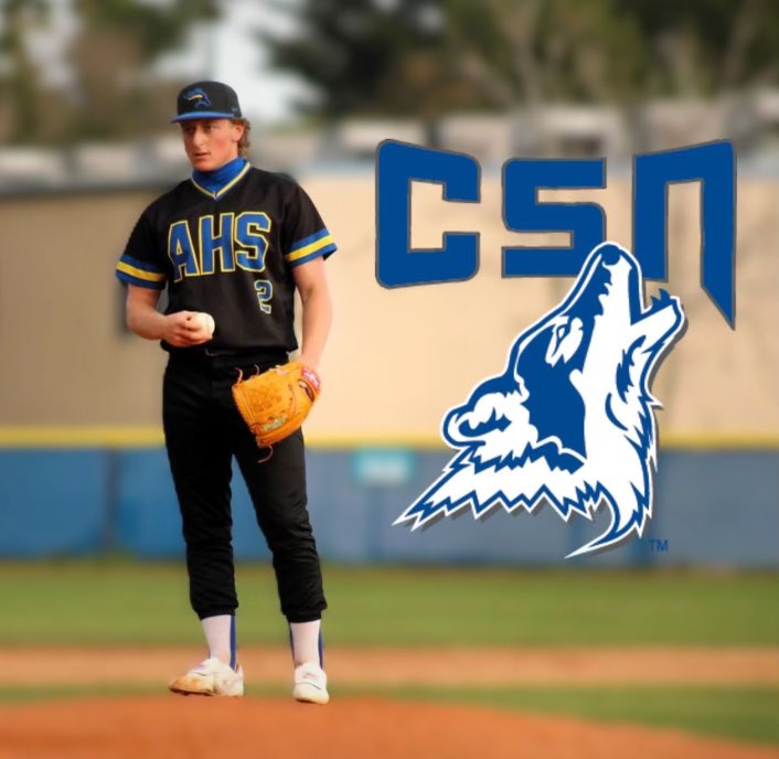 Thrilled to announce I’ll be spending the next two years at College of Southern Nevada! I appreciate all that my high school coaches have done to get me here. Thank you to the CSN coaching staff for believing in me. Can’t wait to get after it!! @Agoura_Baseball @CSN_Baseball