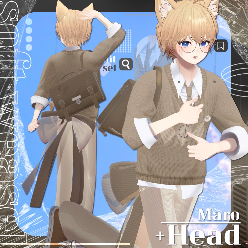 +Head Avatar マロ(maro) 発売記念
🤍🤎 RT EVENT 🤎🤍
      +Head only  500円⬇️

マロ(maro)アバターの発売記念に
【soft weasel】 + Head 衣装割引と
RTイベントを実施します！

🤎🤍🤎🤍🤎
[RT+Follow]をしてくださった3人に
+Head専用衣装のプレゼント！ 
現在+Headの衣装は
1500円➡️1000円に…