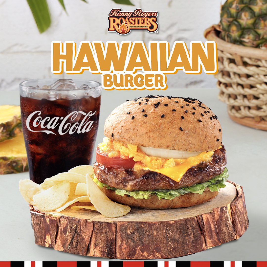 Enjoy the blend of sweet and savory flavors combined in @kennyrogers_ph' mouthwatering Hawaiian Burger. 🍍

Visit them now, located on the 2/F, for dine-in and takeout.

#KennyRogersPH #KennysHawaiianRoast 
#FunInTheFinds #iLoveMarketMarket