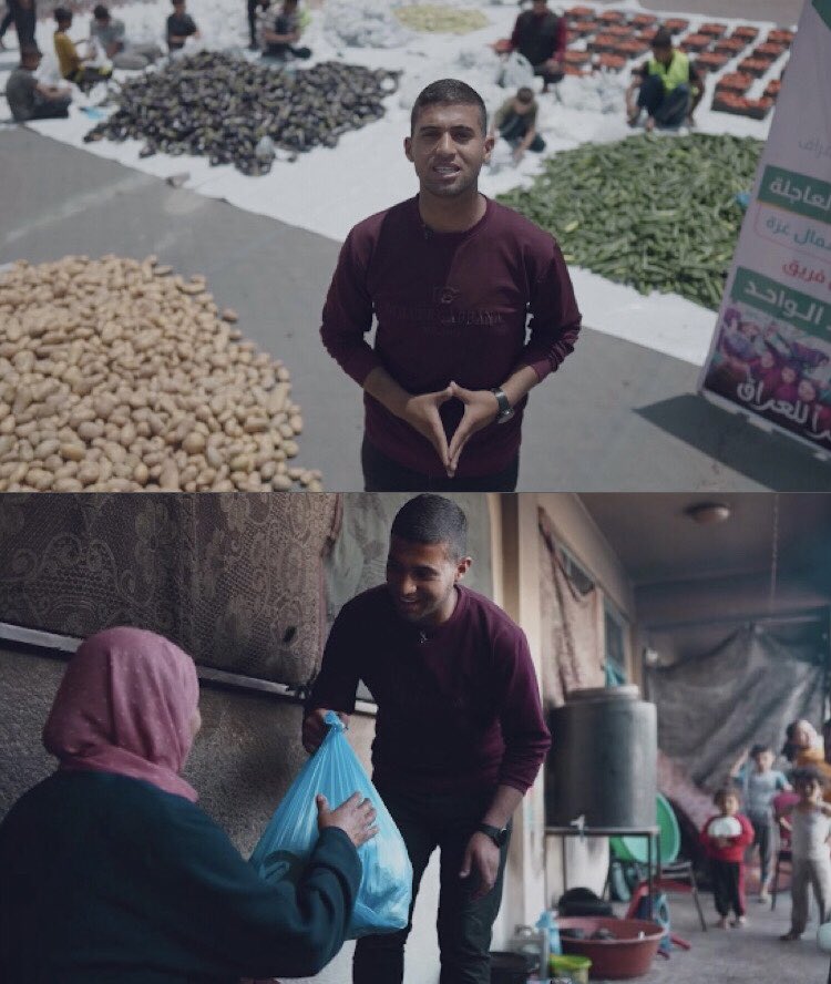 صور من حملة تجهيز وتوزيع الطرود الغذائية على النازحين في مراكز الايواء-شمال قطاع غزة بالتعاون مع فريق الجسد الواحد.