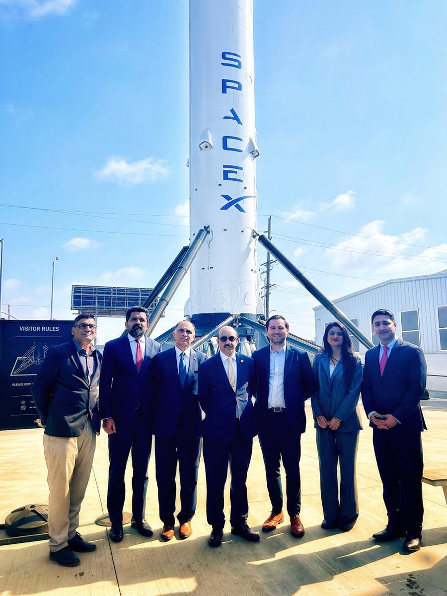 Trade mission Los Angeles alongside Ambassador MasoodKhan and team arranged a meeting at Elon Musk company Space X for discussion on starlinks potential operations in Pakistan.