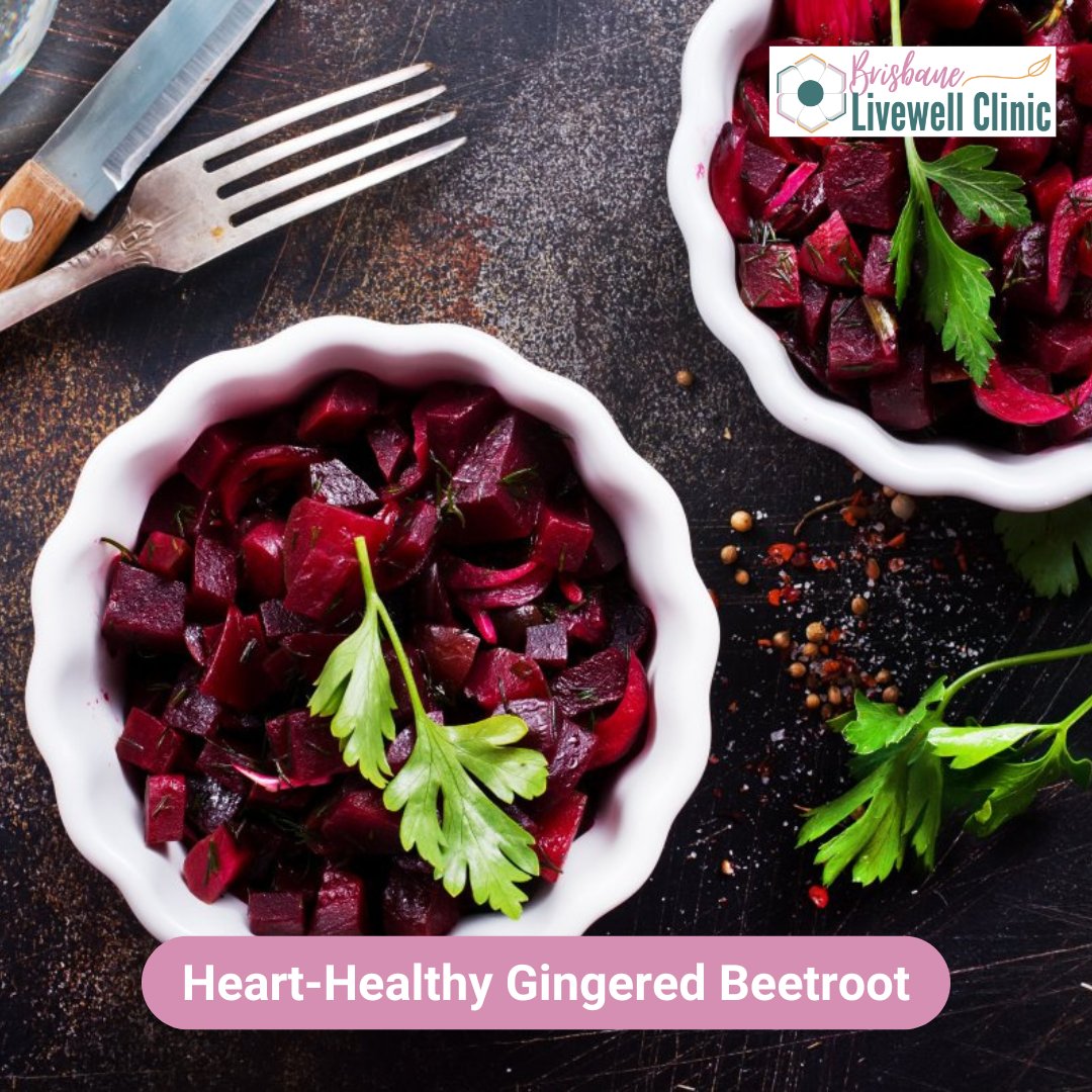 Besides being delicious and Heart Smart, Gingered Beetroot is one of the most antioxidant-rich vegetables in the world and is a great source of vitamins and minerals.

 Let's jump into the recipe
brisbanelivewellclinic.com.au/gingered-beetr…

#healthy #healthyrecipe #healthyfood #livewellrecipe