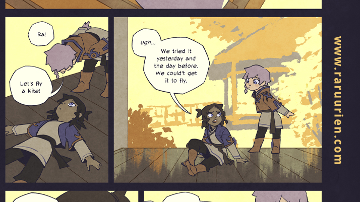 New #Raruurien comic page is up! ------ raruurien.com ------ #hiveworks #webcomic #ラルーリエン @Hiveworks