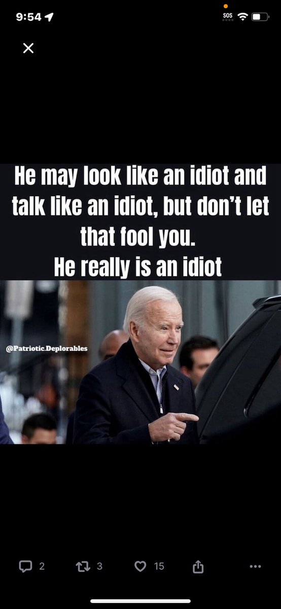 Idiot.