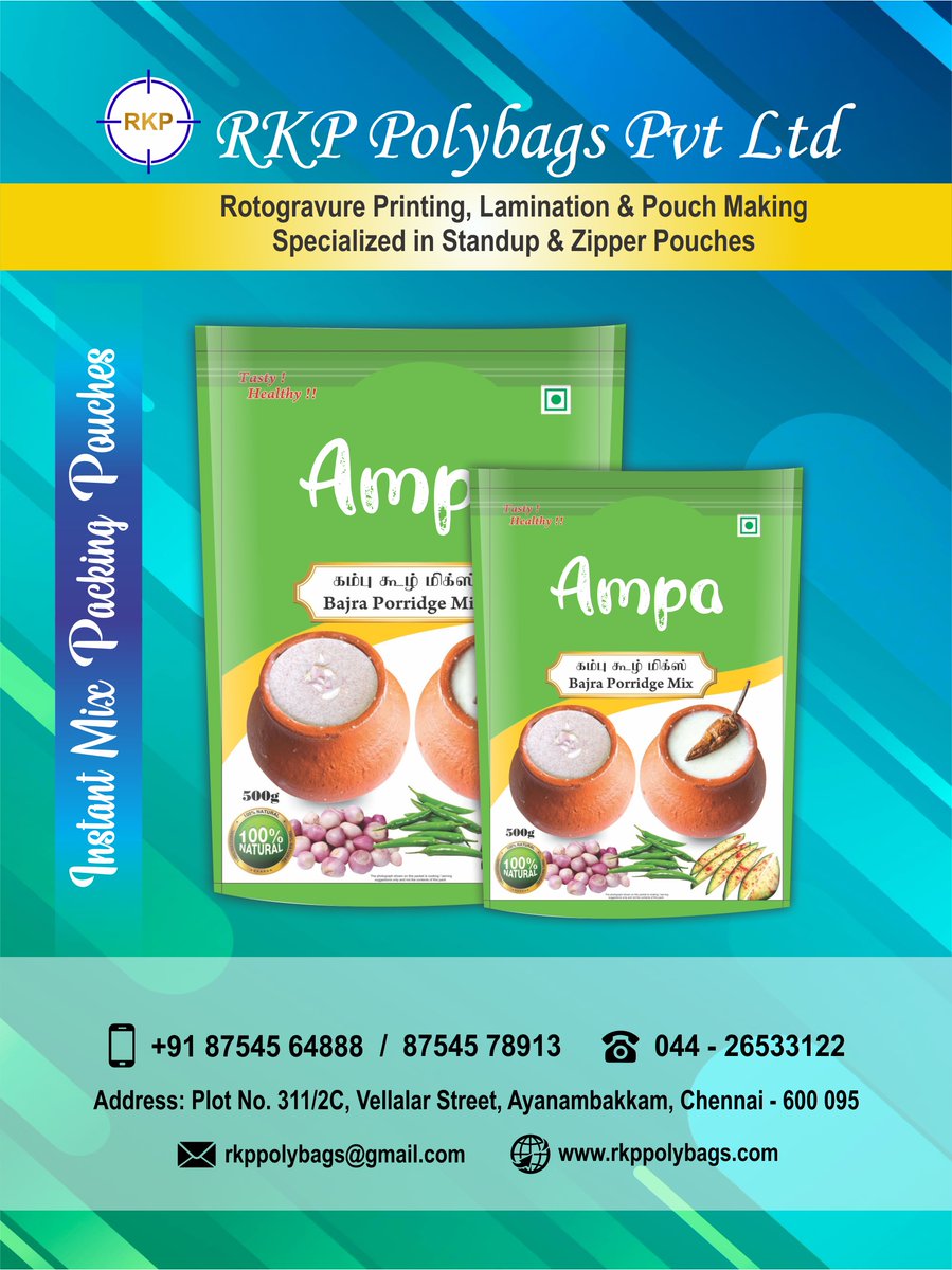 Find your pouching needs from #rkppoybags #polybags #laminatedpouches #designs #designcreation #pouches #rkp #rkppolybags #rkpolybags #chennai #printing #Dishwasherpouch #spicespouches #zipperpouch #dhandlepouches #supermarketpouches #grocerypouches #grocerystore #candywrapers