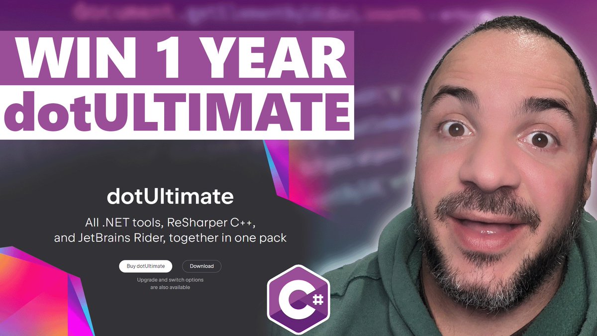 Attention #csharp devs! This is an easy way to have a chance at 1 full year of dotUltimate for FREE. 

I'm doing another giveaway for one full year of dotUltimate AND I have another book from Packt to giveaway too.

Here's how to enter 👇👇