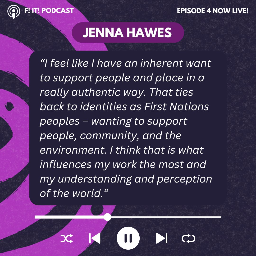 Looking for the perfect listen to close off the week? Check out the latest episode of the F! It! podcast & hear from international development practitioner Jenna Hawes on how her identity as a Wiradjuri woman influences her approach to her work: loom.ly/W6YnLwI
