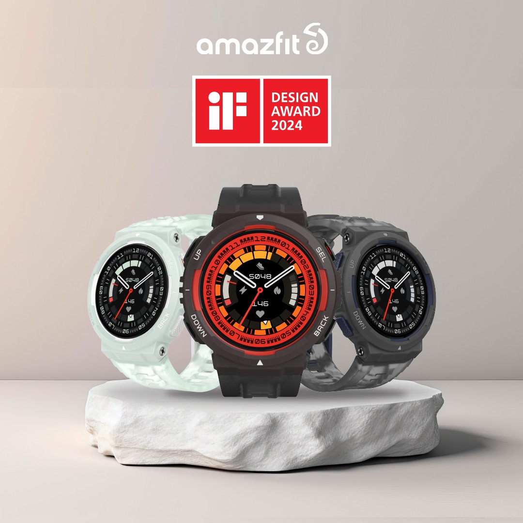 Exciting news! 🏆 Amazfit's Balance and Active Edge have clinched the Best Design Award 2024 by IF! 🎉 Innovation meets style, setting new standards. Congratulations, Amazfit! 👏 #IFDesignAward #Amazfit