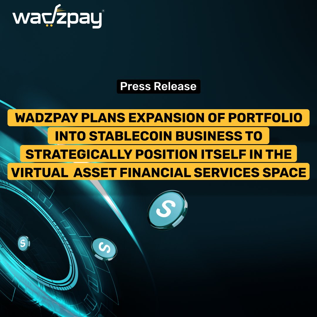 WadzPay gears up for a groundbreaking journey into the Stablecoin business, expanding its innovative portfolio. This strategic move will position WadzPay to capitalise on the growing opportunities within the virtual asset financial services space.