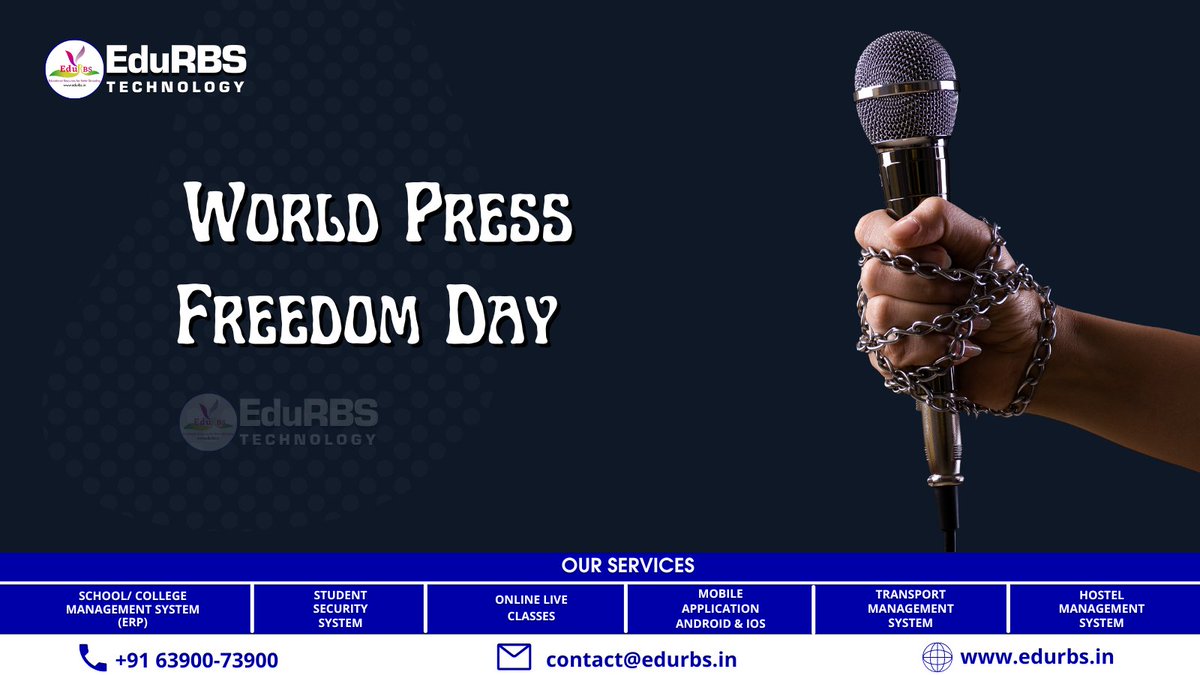 World Press Freedom Day 

Let justice speak up by giving enough power to people to speak freely. 

#pressfreedom #journalism #freepress #humanrights #freedomofspeech #amnestyinternational #reporterswithoutborders #media  #edurbs