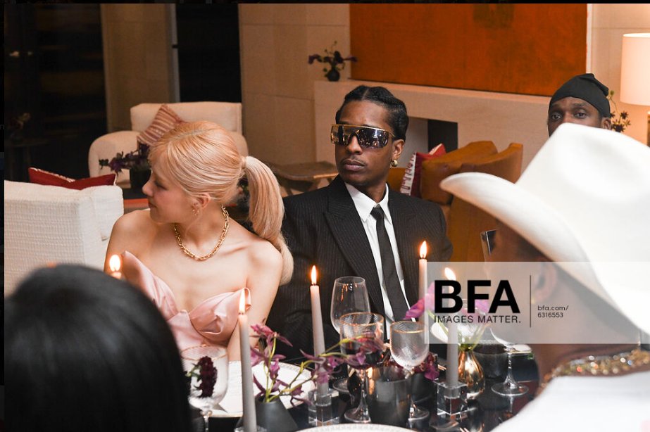 ROSÉ at the table with A$AP Rocky, Alexandre Arnault, and other VIPs ROSÉ at Tiffany Titan Launch #ROSÉxTiffanyAndCo #ROSÉ