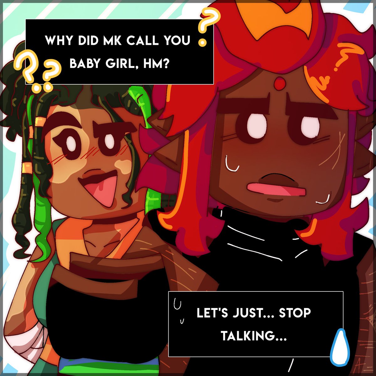 Billfoured's tweet photo. I was trying something new with Mei and sorry if I did the hair wrong!!! 😭 (she's mixed btw)
// #legomonkiekid #legomonkiekidfanart #lmk #lmkfanart #lmkredson #redson #lmkmei #meidragon #redsonfanart #meifanart #spicynoodles #dragonfruit https://t.co/BprxpIlY51