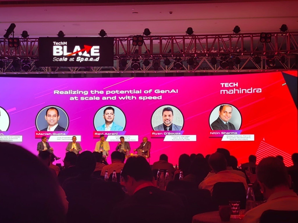 A huge thanks to @tech_mahindra for hosting the stimulating #TechMBlaze event. It was a pleasure to be a platinum sponsor, interacting with and listening to the diverse perspectives of leaders, partners, and customers on #digital trends. #HPEAlliances