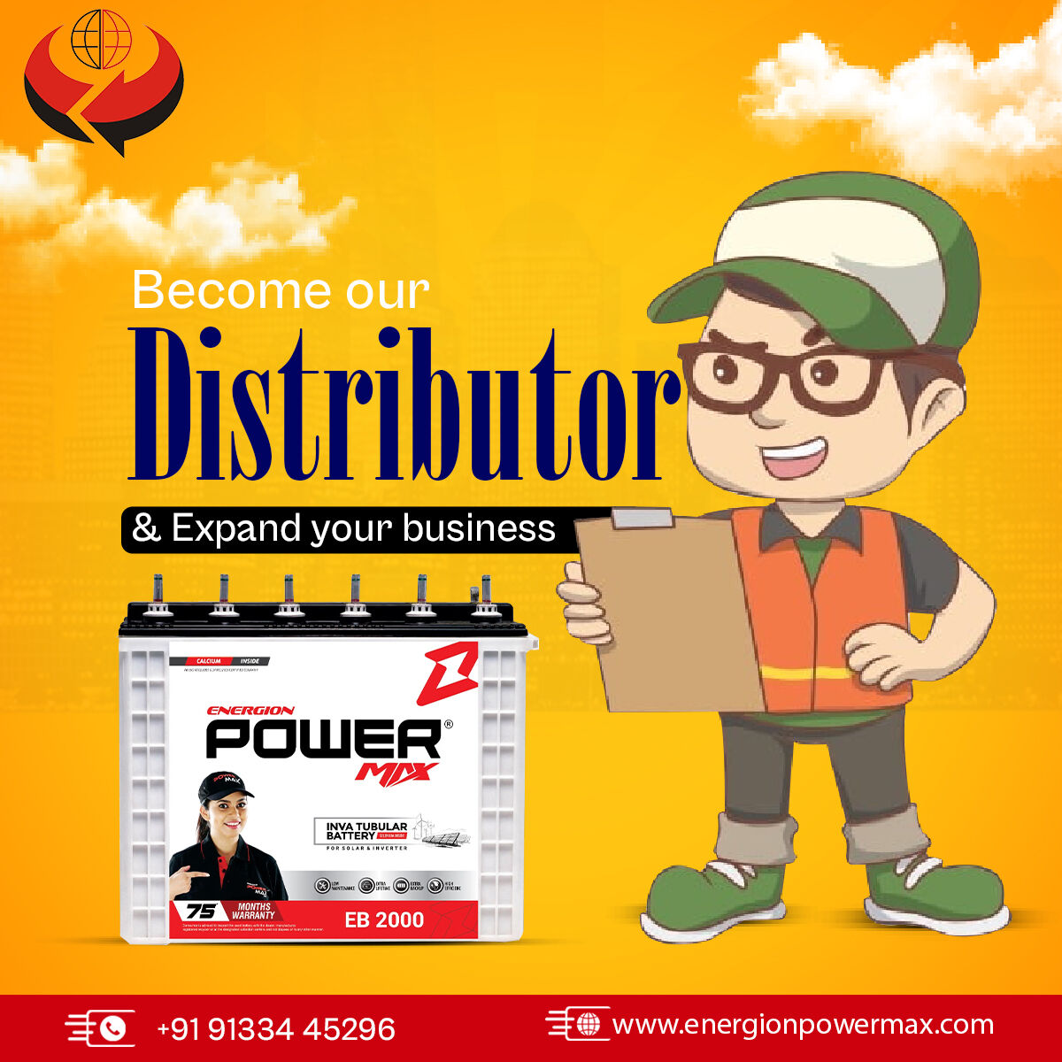 Empower your business with Energion Powermax as a distributor! ⚡️💼 
Join us in driving energy efficiency to new heights! 💡 
.
Contact for more information:-
📞 Call us: 91 91334 45296
📩 Email: energionpowermax@gmail.com
🌍 Website: energionpowermax.com
.
.
#EnergionPowermax