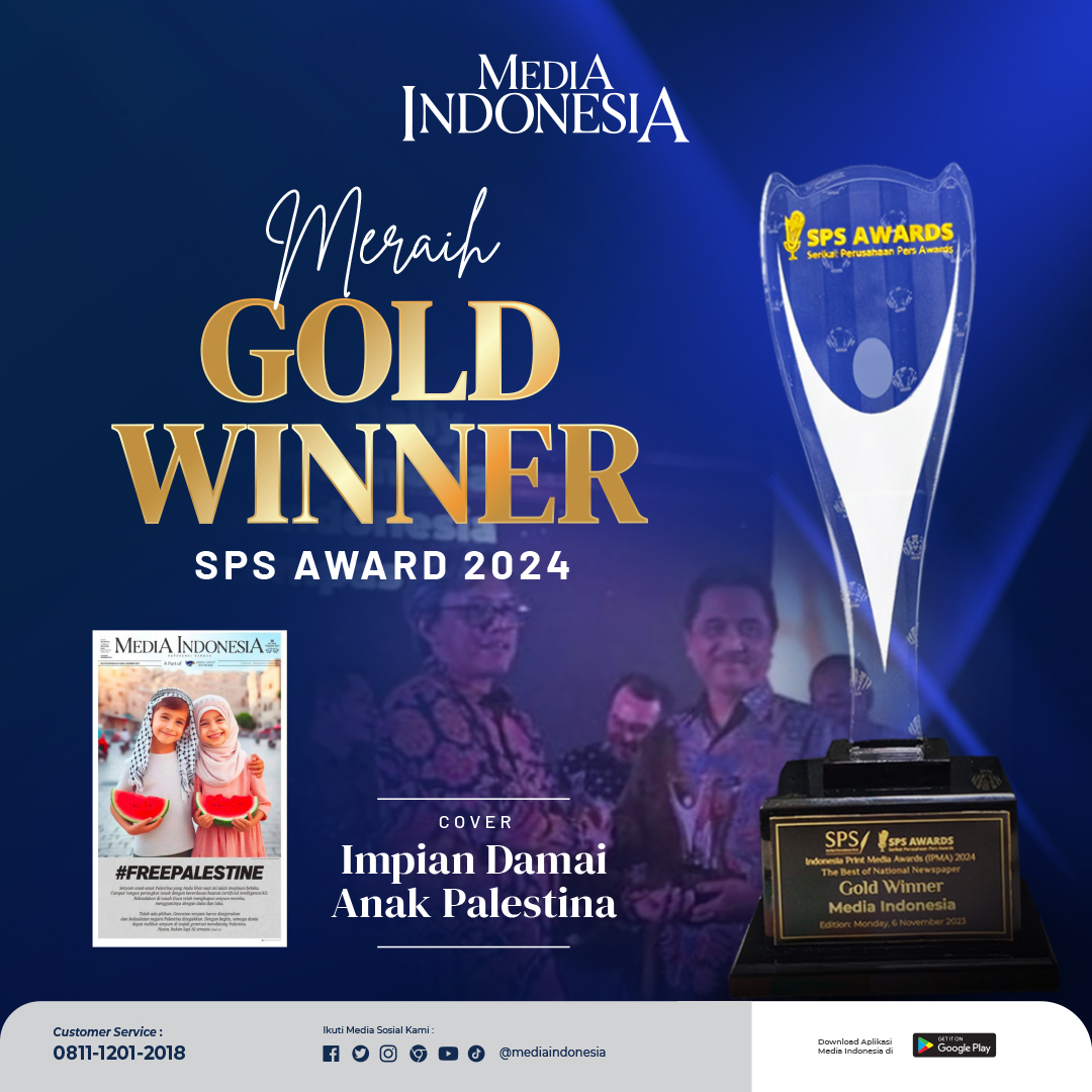 Media Indonesia berhasil meraih penghargaan dari Serikat Perusahaan Pers (SPS) sebagai koran cetak terbaik nasional (Gold Winner) dalam ajang SPS Media Awards 2024, Selasa (30/4/2024). Penghargaan untuk kategori Indonesia Print Media Award (IPMA) 2024 ini dimenangkan Media…