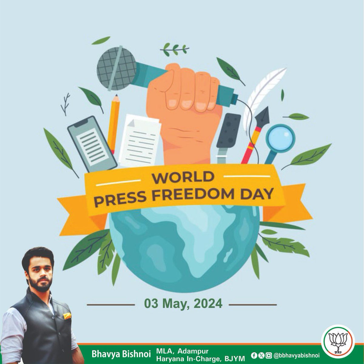 On #WorldPressFreedomDay, let’s defend & promote the fundamental principles of press freedom essential for democracy. Today serves as a reminder of the vital role journalists play in holding power to account, fostering transparency, & contributing to informed public debate.