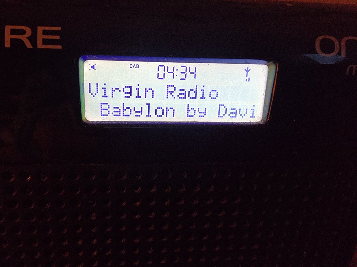 What a wonderful 21st wedding anniversary present. Thanks to @steve_denyer on @VirginRadioUK for playing my #TrackOfTheDay @DavidGray 'Babylon'. One of my all time stop and listen to tracks. I still have the CD 'White Ladder' originally released in 2000.