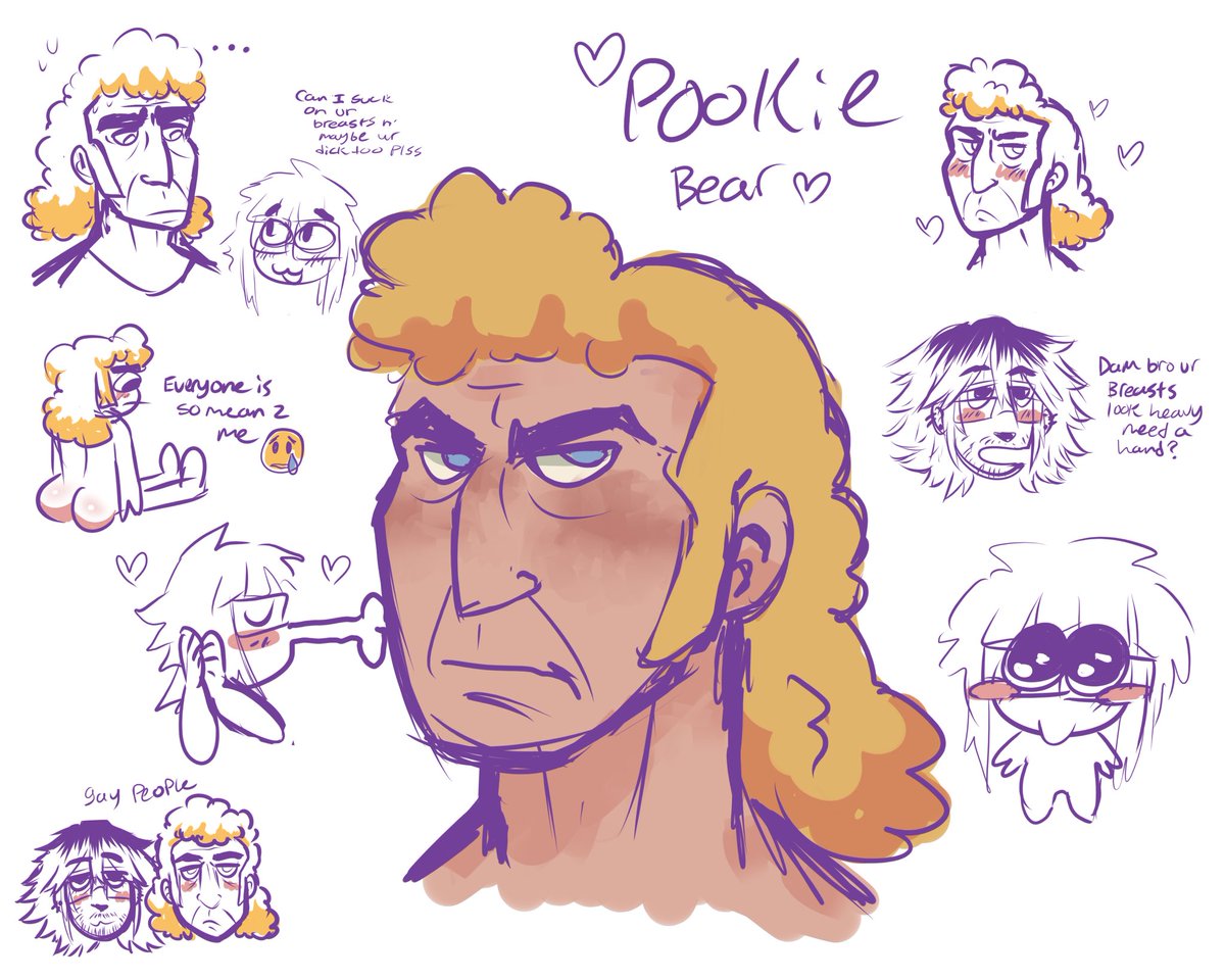 Full version of some brock + extra scouts doodles from weeks ago #venturebros #brocksamson #oc #venturebrosoc