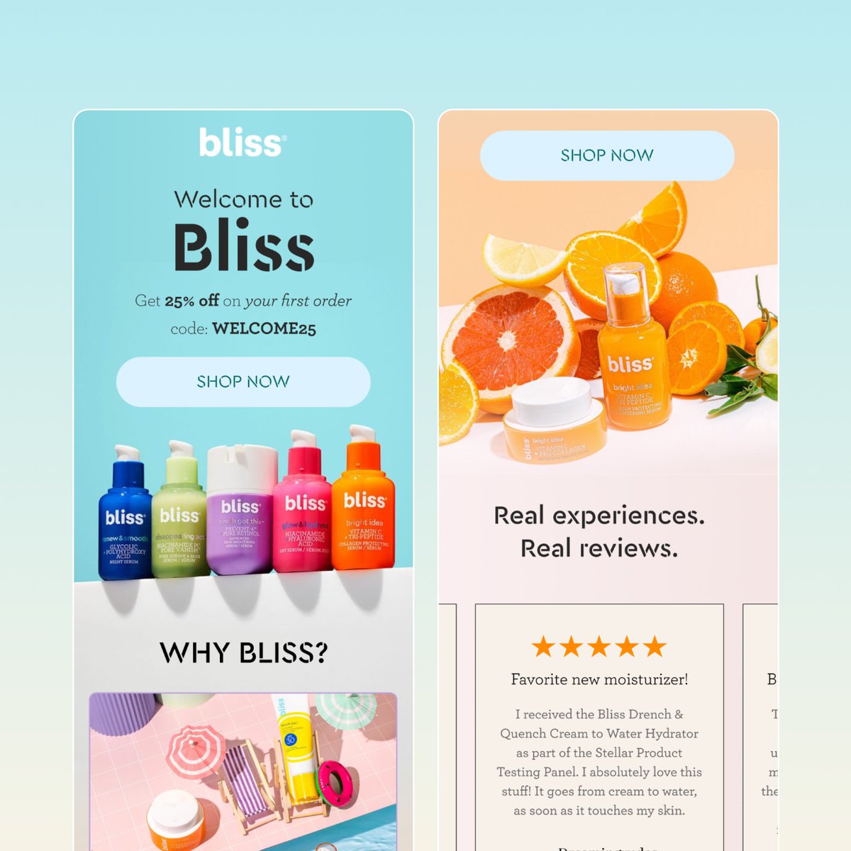 🤭 Welcome Email for Bliss.

#emaildesign #EmailMarketing #ecommerce #GraphicDesigner