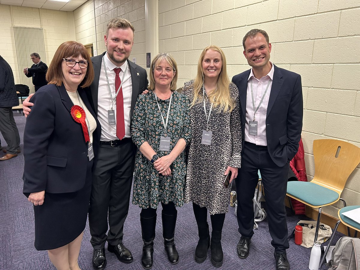 Anita Pritchard may not be able to believe it but she’s the new Labour councillor for Minster with the largest majority we’ve ever had there. All three councillors in Minster are now Labour.