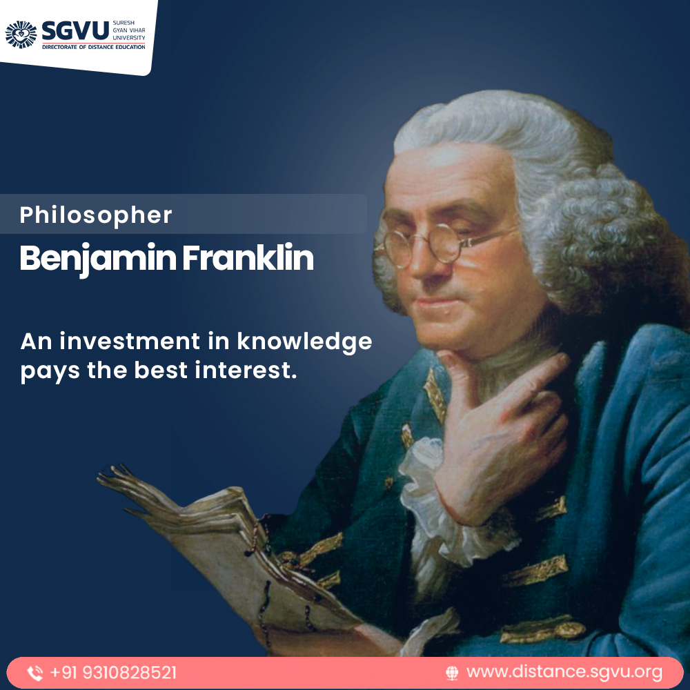 Benjamin Franklin !
.
𝑽𝙞𝒔𝙞𝒕 : distance.sgvu.org
𝑪𝙖𝒍𝙡 : +𝟗𝟏𝟗𝟑𝟏𝟎𝟖𝟐𝟖𝟓𝟐𝟏
.

#onlinelearning #education #learning #elearning #onlineclasses #distancelearning #online #onlinecourses #virtuallearning #covid #learn #school #onlineeducation #students