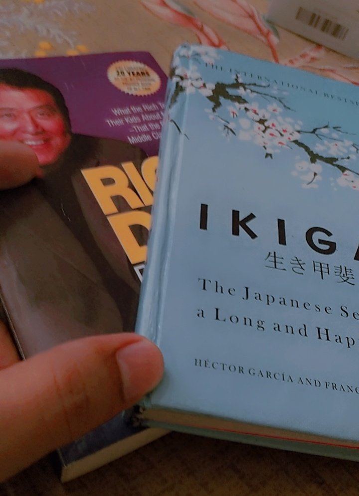 Rich Dad or ikigai?? Which one you're favourite 🤔

Mine : ikigai ♥️

#book #booklovers #ikigai #richdadpoordad #LearningTogether #BookoftheDay