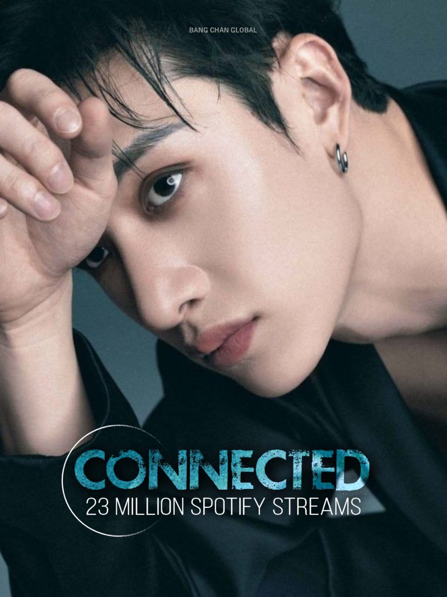 🎵 “𝘊𝘰𝘯𝘯𝘦𝘤𝘵𝘦𝘥 ” by 𝗕𝗮𝗻𝗴 𝗖𝗵𝗮𝗻 has now surpassed 23,000,000 (23 MILLION) streams on Spotify! 🎉 👉🏻open.spotify.com/track/3vGSv4l4… Make sure to keep streaming and help reaching higher milestones! ⭐ #BangChan #방찬 #CB97 #方灿 #バンチャン @Stray_Kids