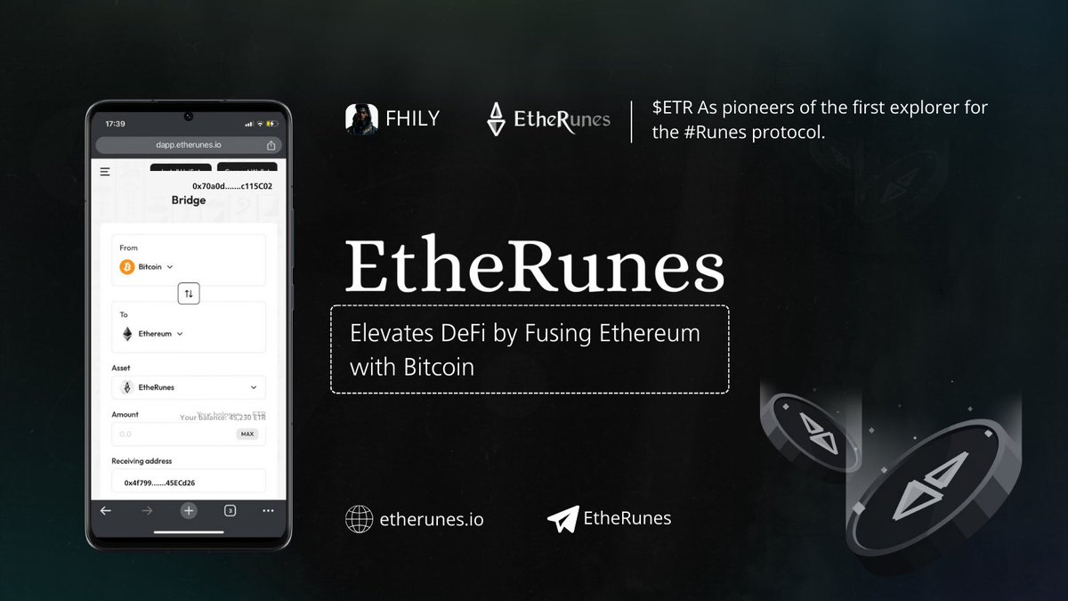 Throughout the years, cryptocurrency has grown in popularity as a type of digital currency, with more individuals trying to accept this new form of money.

Yet, one of the major barriers to mainstream bitcoin adoption is the lack of interoperability...

@EtheRunes is redefining…