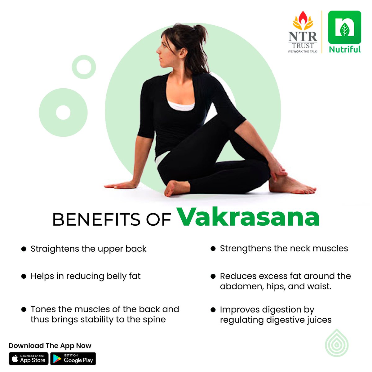 Twist away stress, embrace wellness: Discover the benefits of Vakrasana! 

#vakrasana #twisttohealth #yoga #yogainspiration #yogachallenge #seatedtwist #yogapractice #yogalife #yogamotivation #yogadaily #yogaeveryday