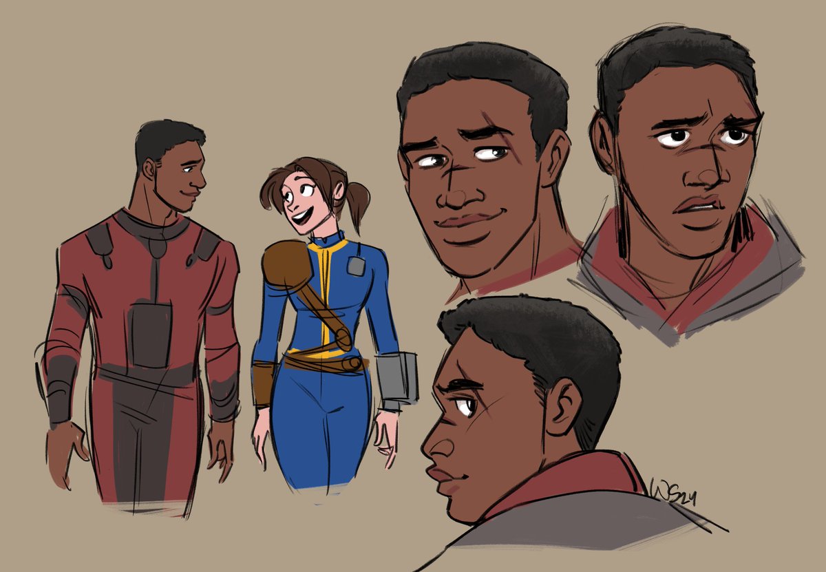 #Fallout sketches of Maximus <3