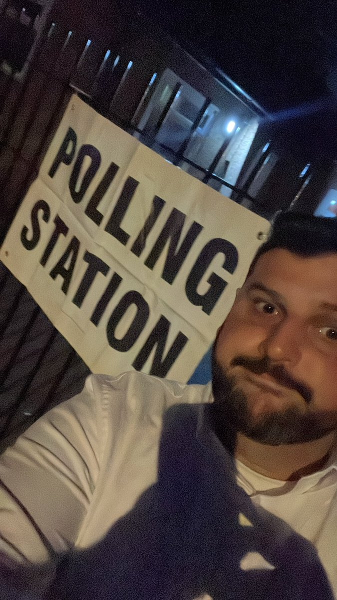 A 16 hour day going to London and then dashing back home with 10 minutes spare to vote now seems worth it since my best friend won his election. Congratulations Daniel 🥰🥳 #LocalElections2024 #winner