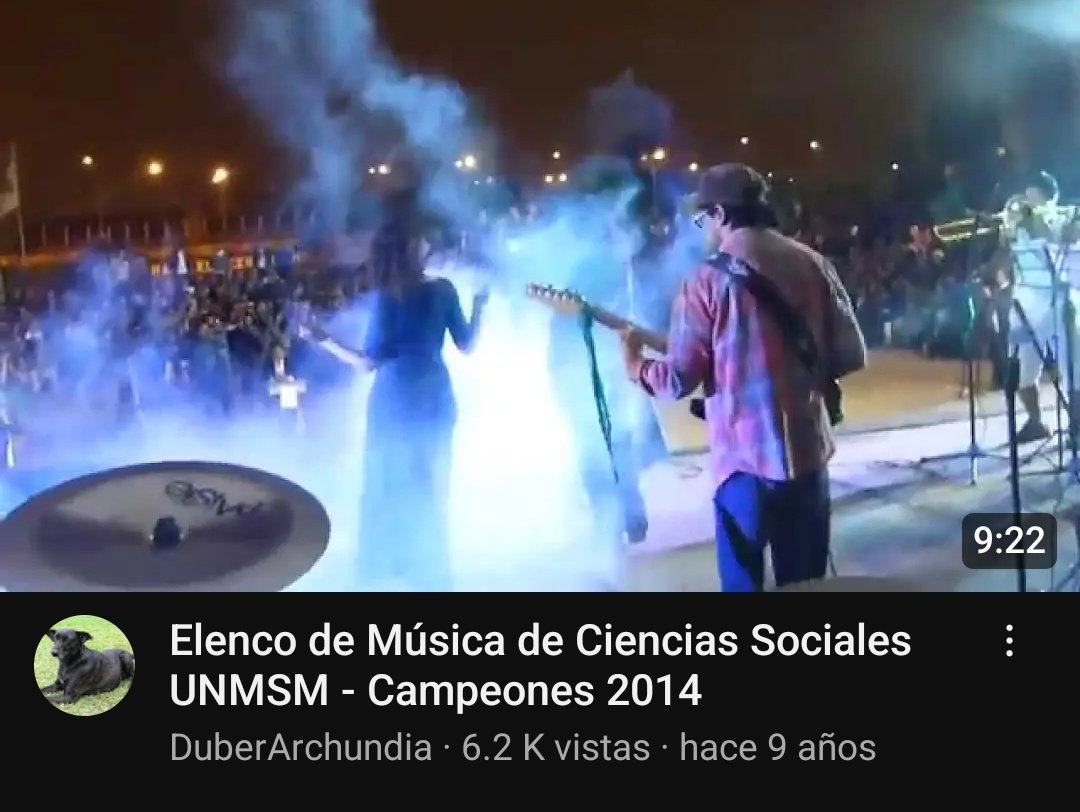 Conocí a Fernando Ríos entre Asambleas, pero tmb como productor del elenco de música de Sociales, cuyo mix de cumbia se hizo histórico (hasta ahora todas las facus los imitan) Les dejo un video de Fernando bailando y campeonando con su amad facultad youtu.be/Ok3W2XlXidk?si…