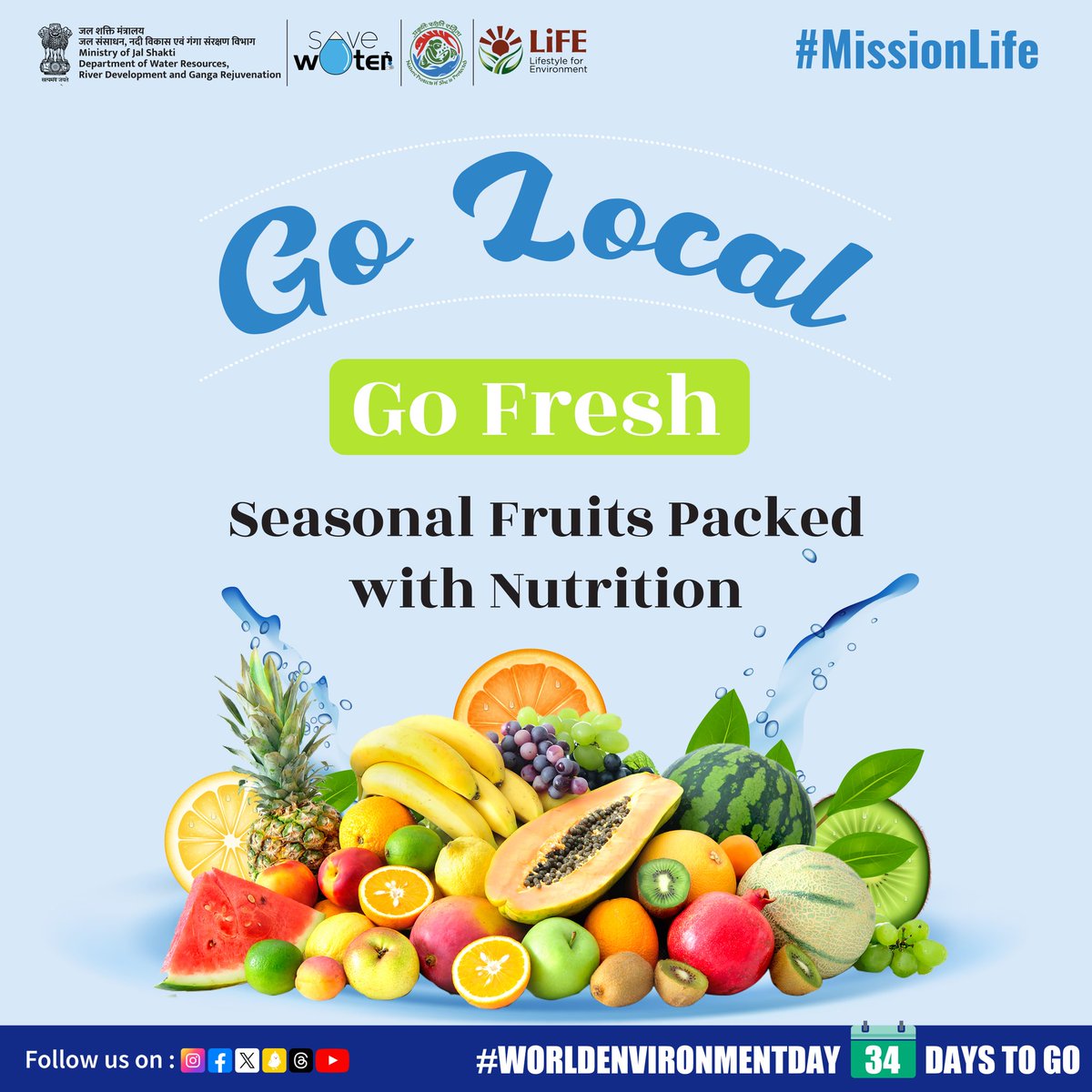 Nature's perfect timing! Seasonal produce bursts with flavor & #nutrients. They're fresher, support local farmers, & reduce your #carbonfootprint. It's a win-win for your health & #MissionLiFE! #ProPlanetPeople #WED #DoWR