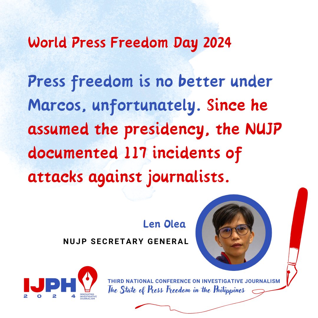 The Third National Conference on Investigative Journalism closed with a plenary session on the State of Press Freedom in the Philippines. Watch on pcij.org/ijph2024 #WPFD2024