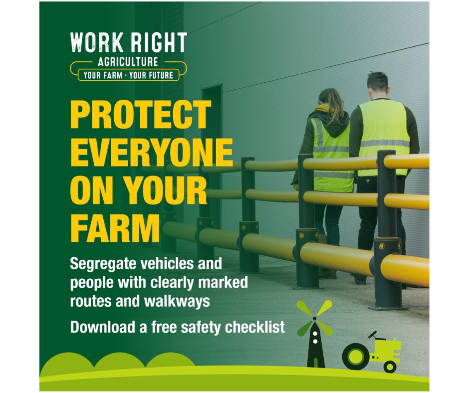 Safety doesn’t need to be difficult or expensive. workright.campaign.gov.uk/campaigns/agri…

#WorkRightAgriculture #FarmSafety #Agriculture #AgTwitter #Farming #Farm #Contractors