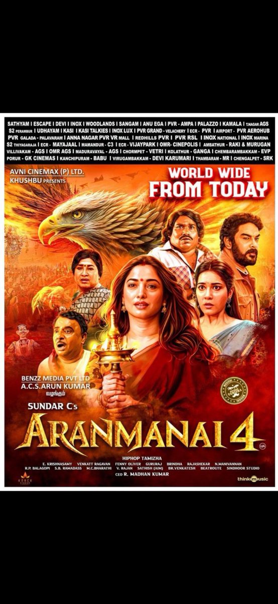 This is Blockbuster Summer for Kollywood for sure 👍🔥

Both are getting Positive reviews 🥳

#Aranmanai4 #KuranguPedal