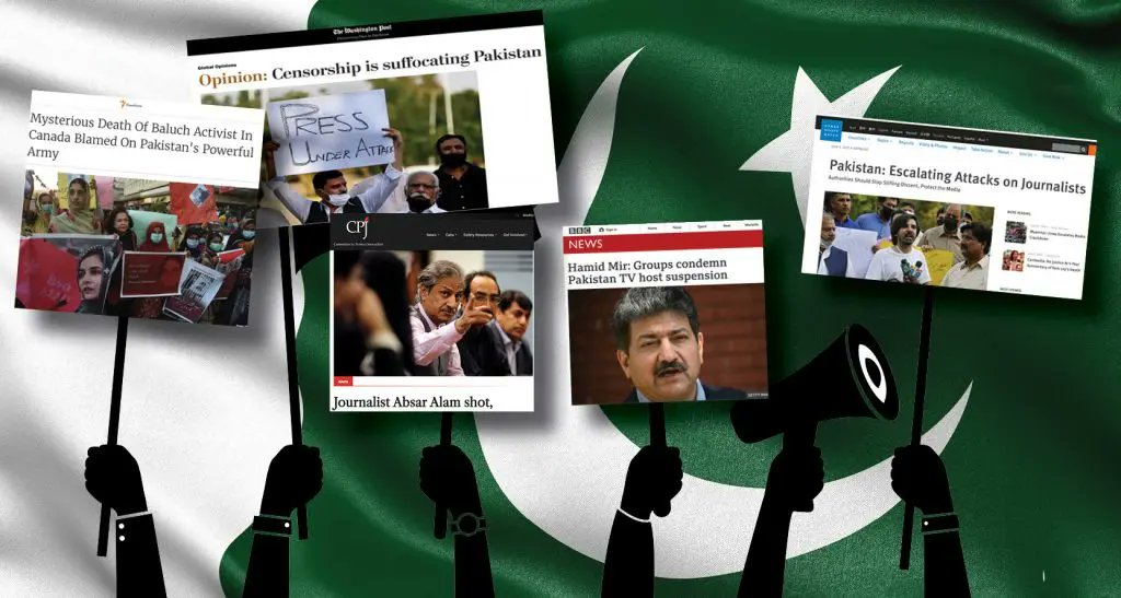 Attacks on journalists in Pakistan are escalating, threatening press freedom and democracy. #FreedomOfSpeech #Democracy