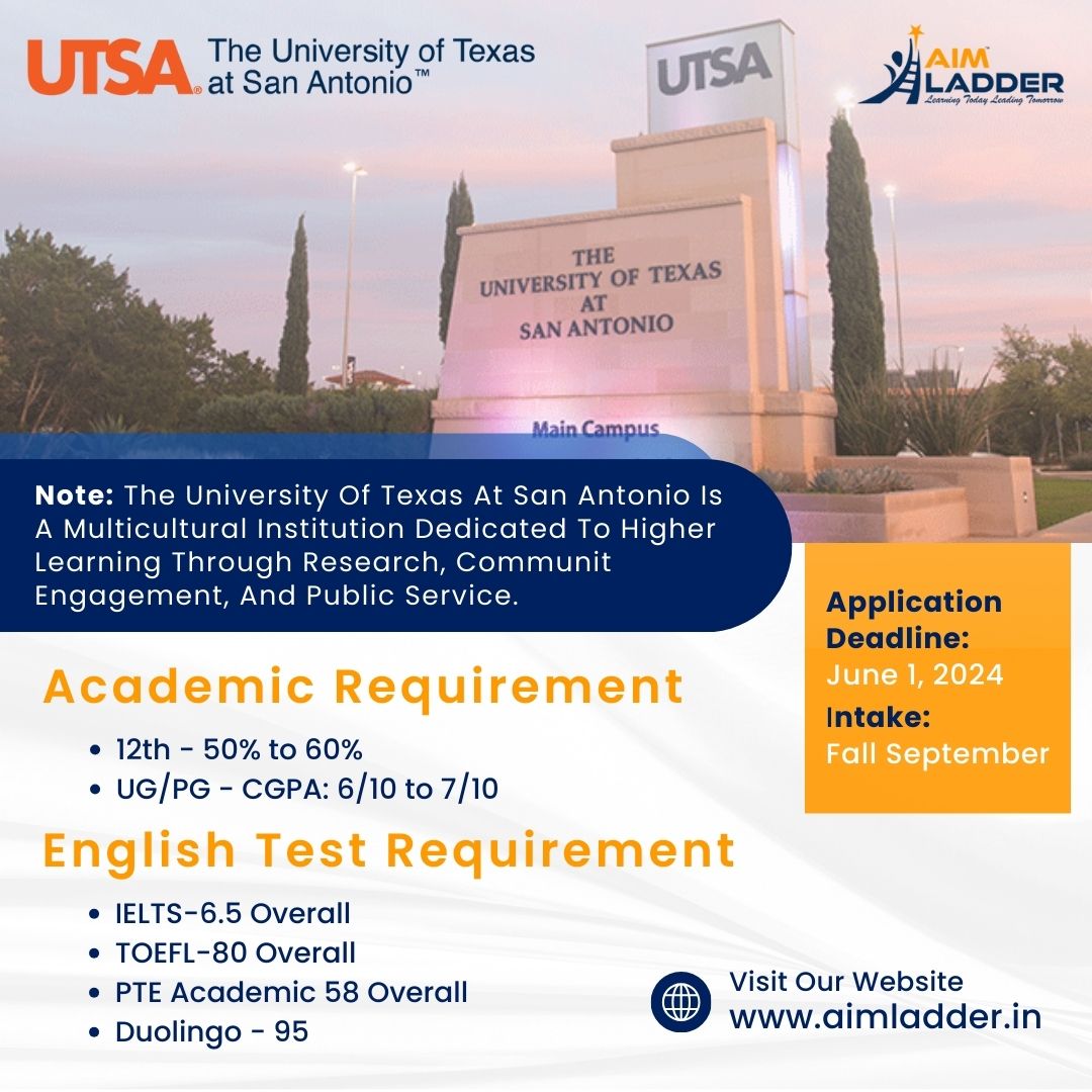 Fall into greatness at The University of Texas at San Antonio! With September intake just around the corner, it's time to embark on a transformative academic journey. 🚀📆
#UTSA #FallSemester