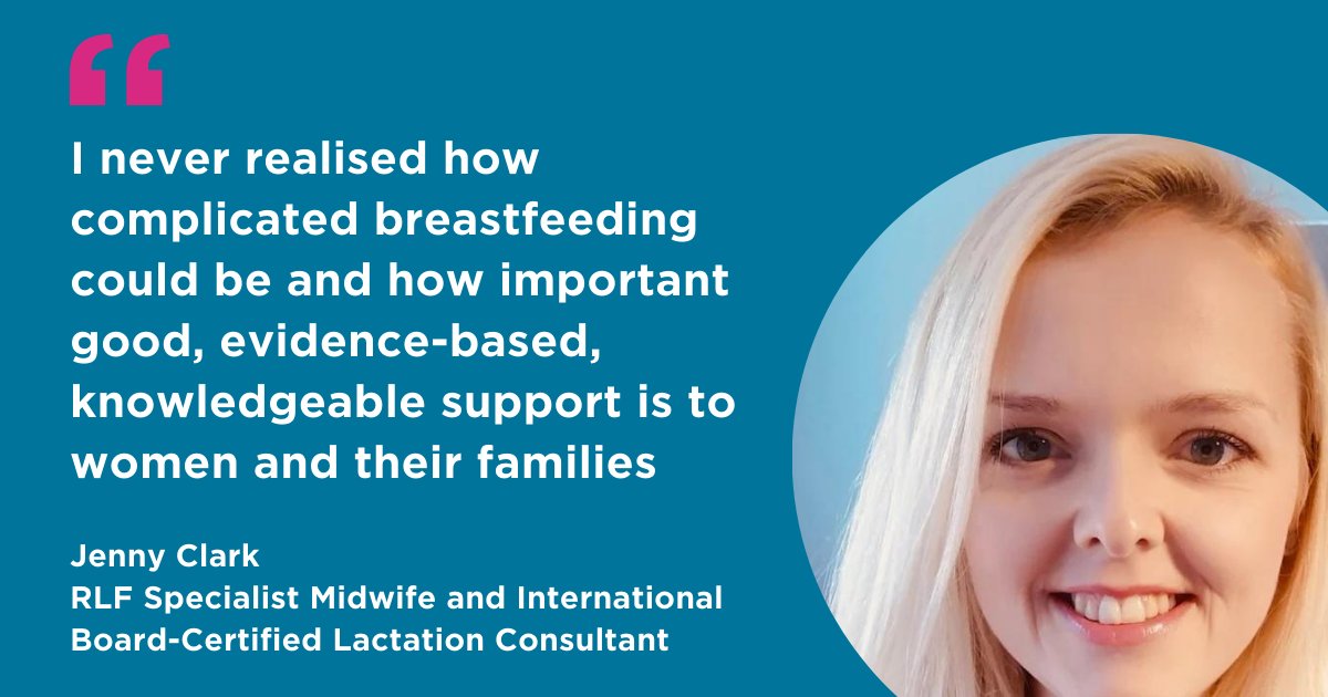 In the lead up to International Day of the Midwife, we’re sharing our favourite newsletter stories 💌 Jenny Clark, RLF Specialist Midwife and International Board-Certified Lactation Consultant, shares what made her change career path 👇 ow.ly/8KO950Rty2Z #IDM2024